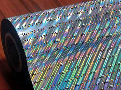 customized metallized holographic films